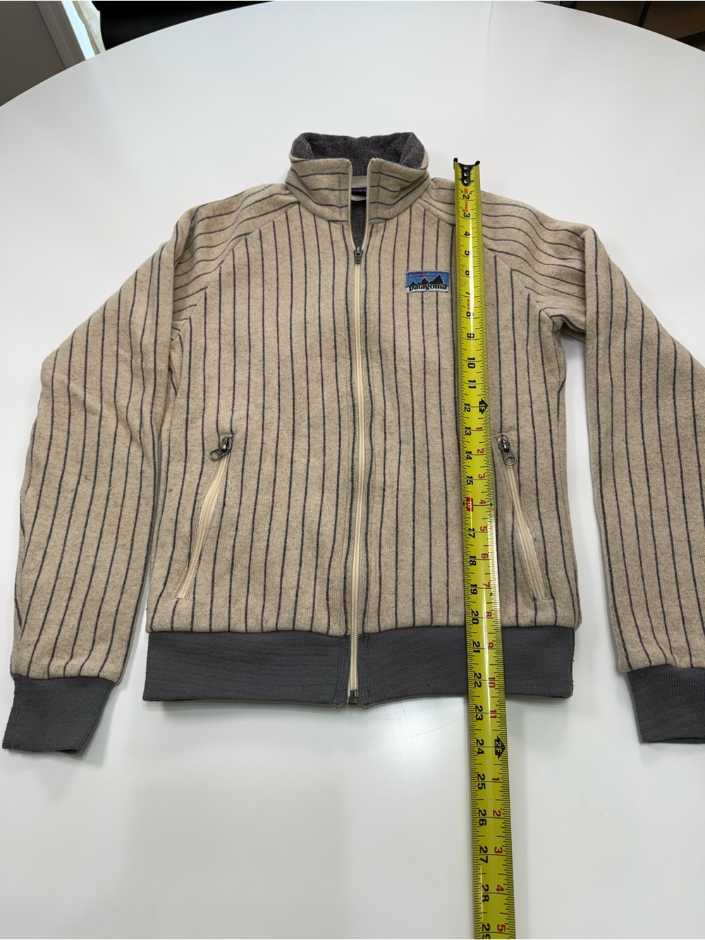 Patagonia Quilt Again Wool Blend Zip-Up Jacket - Picture 3 of 9